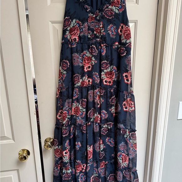 Style & Co Tiered Chiffon Maxi Dress - Picture 2 of 5